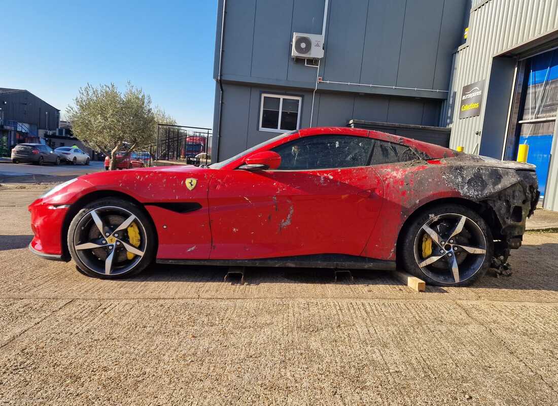 ferrari portofino m with 2000 miles, being prepared for dismantling #2