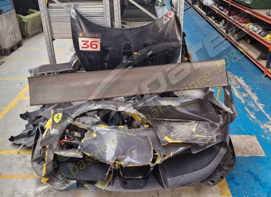 ferrari 488 challenge with 3,603 kilometers, being prepared for dismantling #22