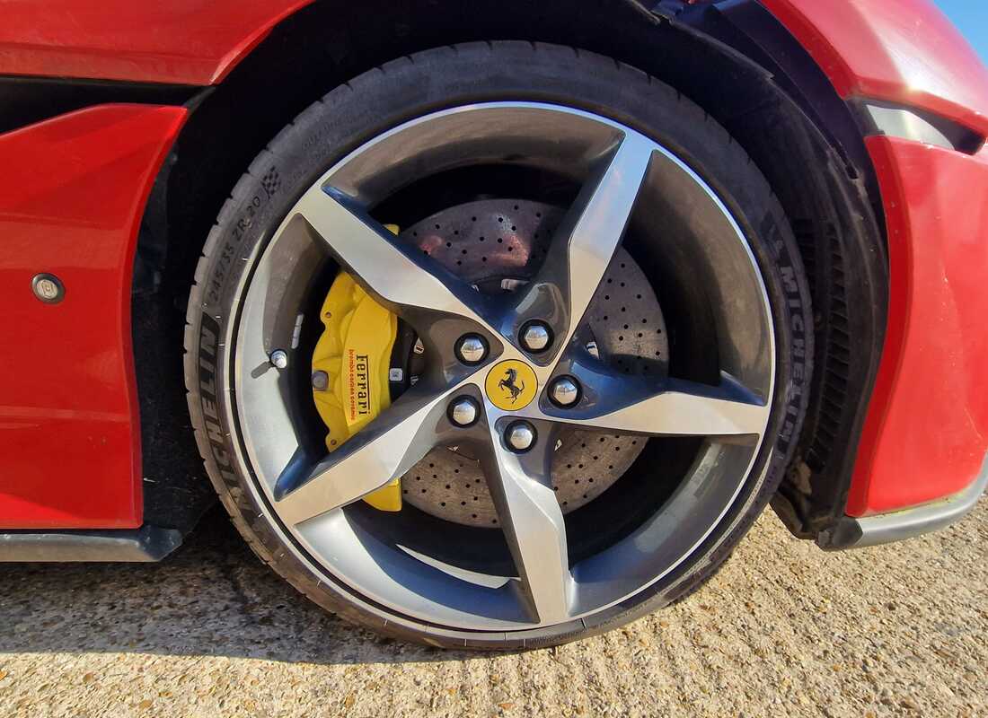 ferrari portofino m with 2000 miles, being prepared for dismantling #17