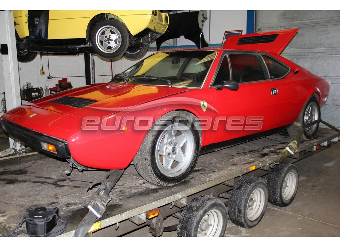 ferrari 308 gt4 dino (1979) with 76,879 kilometers, being prepared for dismantling #1