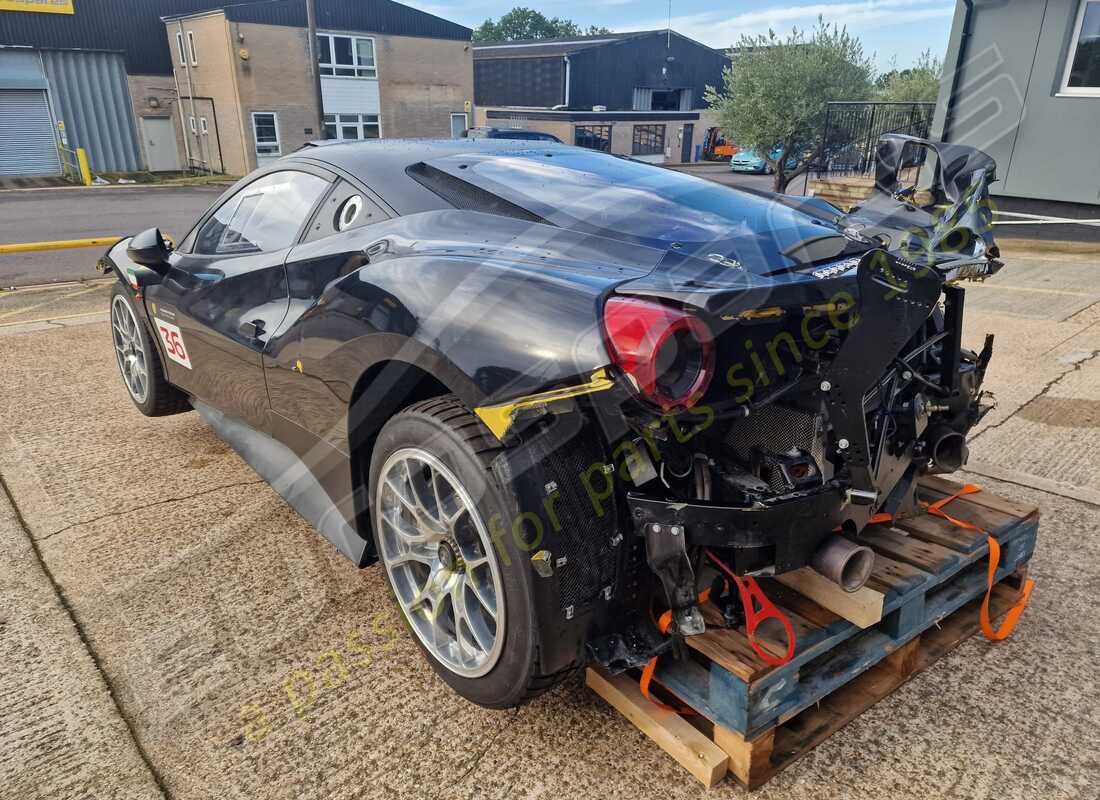 ferrari 488 challenge with 3,603 kilometers, being prepared for dismantling #3
