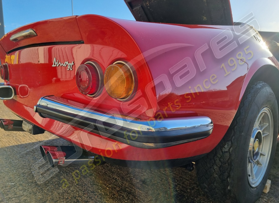 ferrari 246 dino (1975) with 58,145 miles, being prepared for dismantling #14