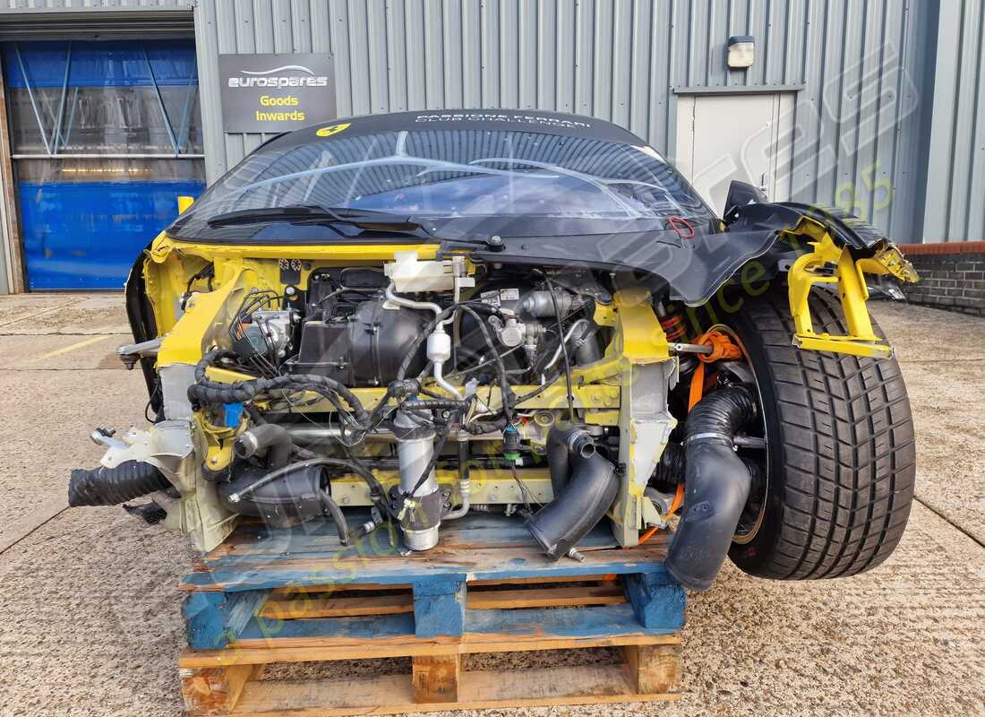 ferrari 488 challenge with 3,603 kilometers, being prepared for dismantling #8