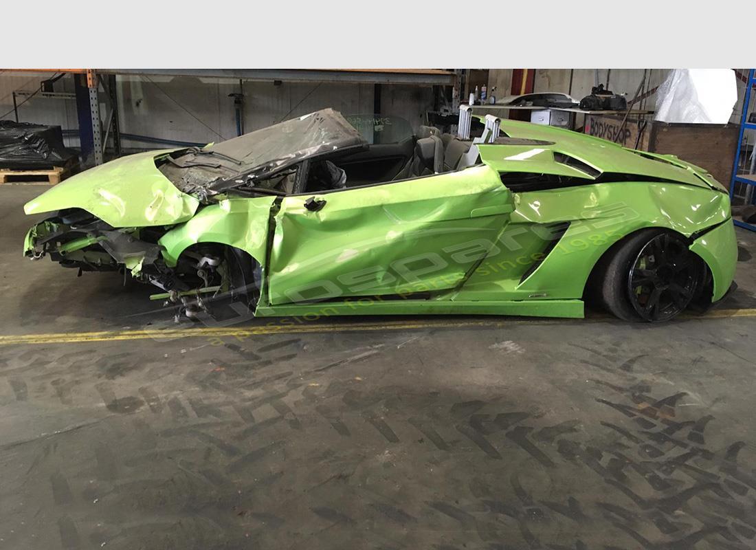 lamborghini lp560-4 spider (2013) with unknown, being prepared for dismantling #2