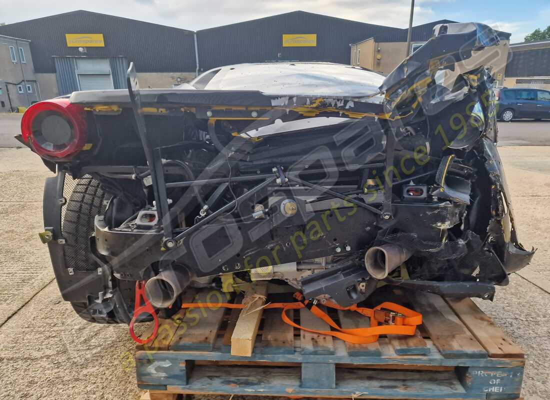 ferrari 488 challenge with 3,603 kilometers, being prepared for dismantling #4