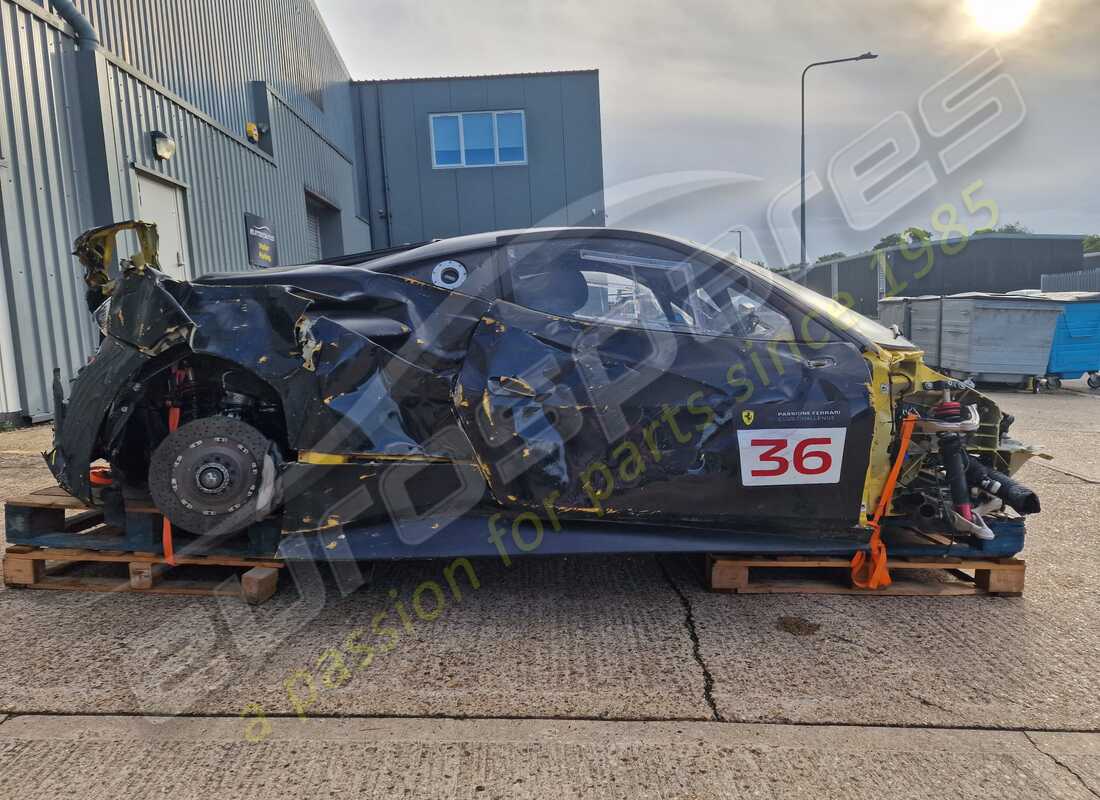 ferrari 488 challenge with 3,603 kilometers, being prepared for dismantling #6