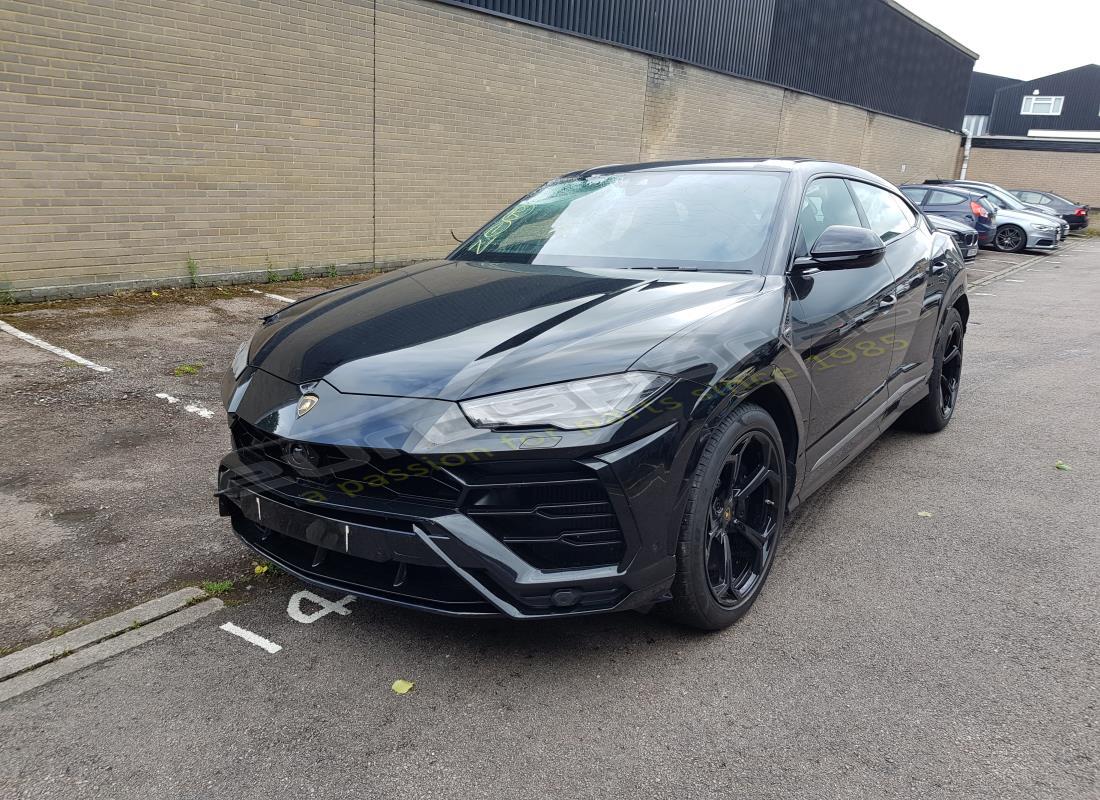 lamborghini urus (2019) being prepared for dismantling at eurospares