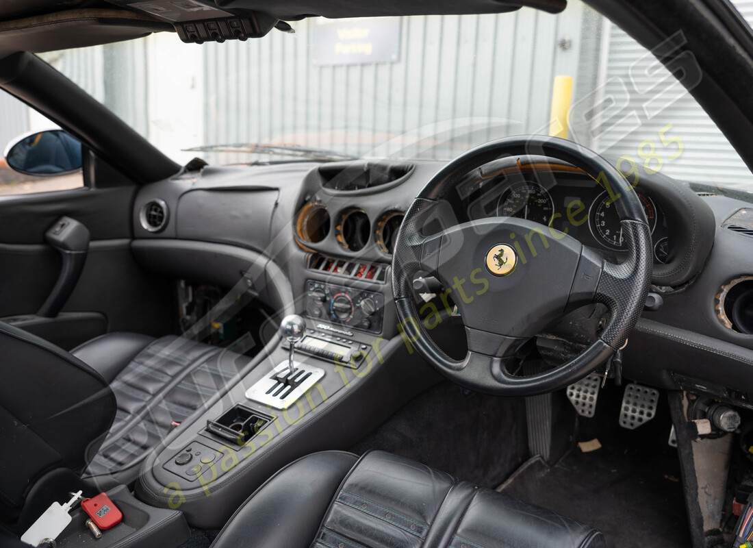 ferrari 550 maranello with 122523, being prepared for dismantling #14