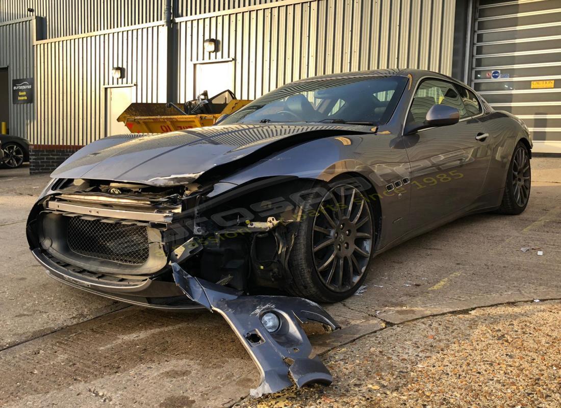 maserati granturismo (2011) being prepared for dismantling at eurospares