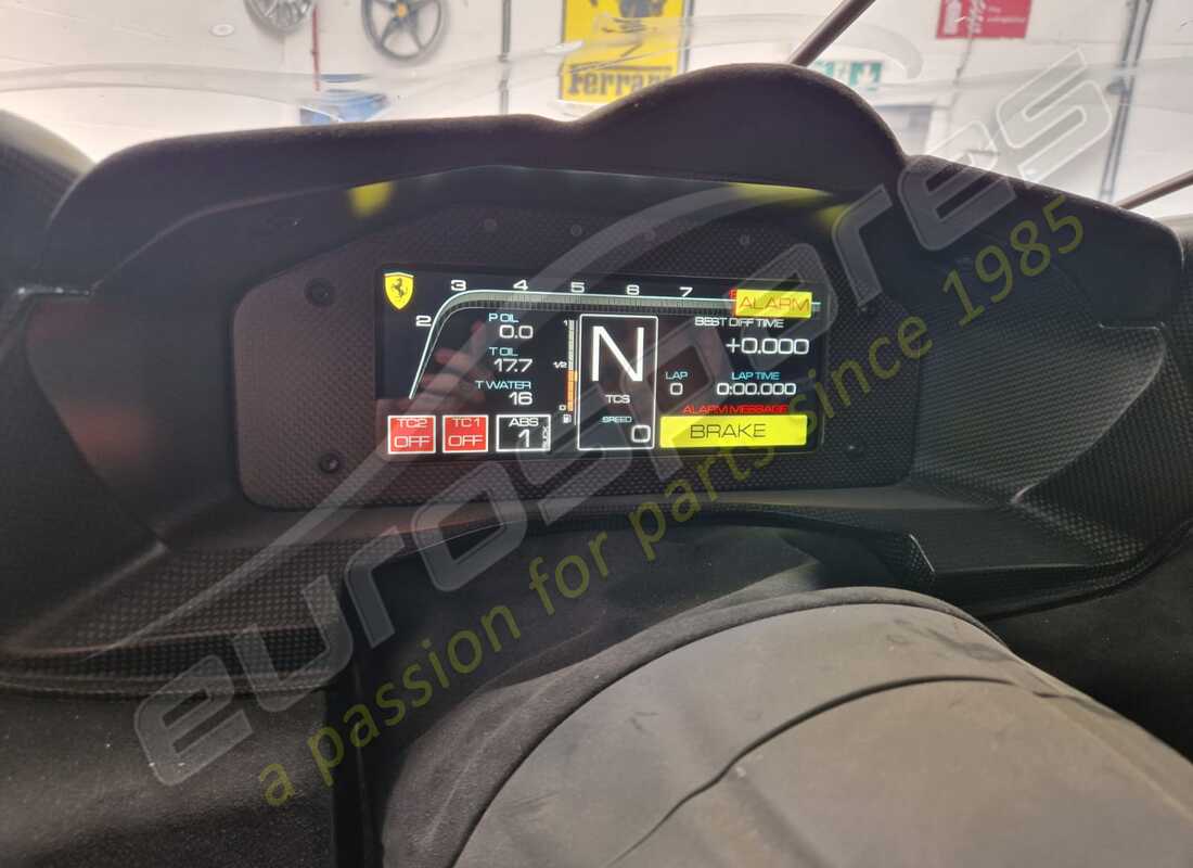ferrari 488 challenge with 3,603 kilometers, being prepared for dismantling #12