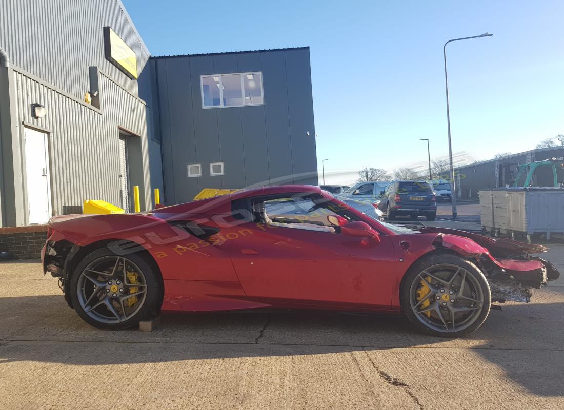 ferrari f8 spider with 940 miles, being prepared for dismantling #6