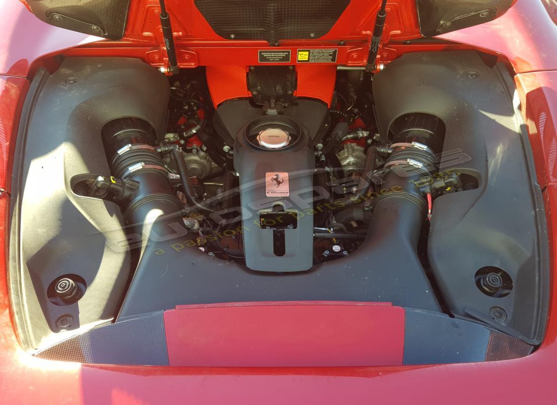 ferrari f8 spider with 940 miles, being prepared for dismantling #14