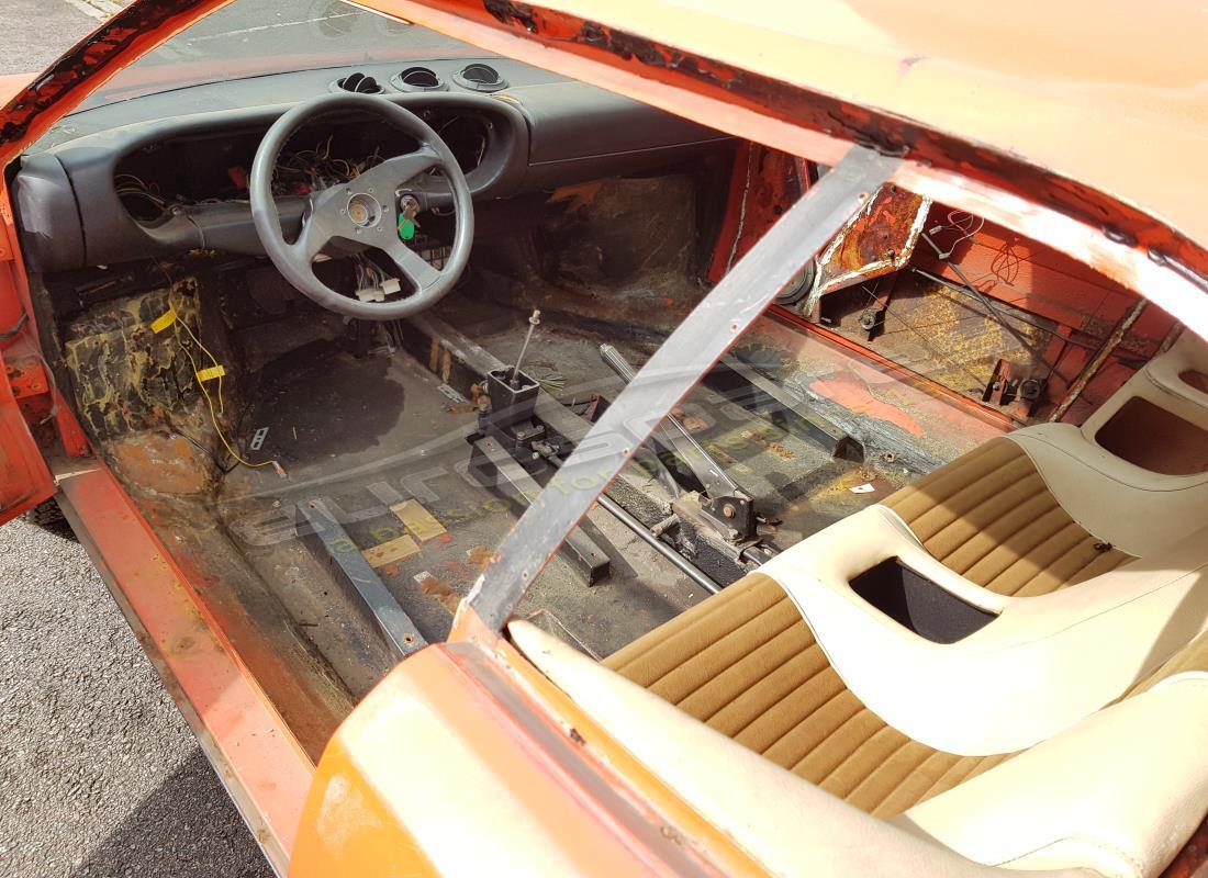 ferrari 308 gt4 dino (1976) with unknown, being prepared for dismantling #9