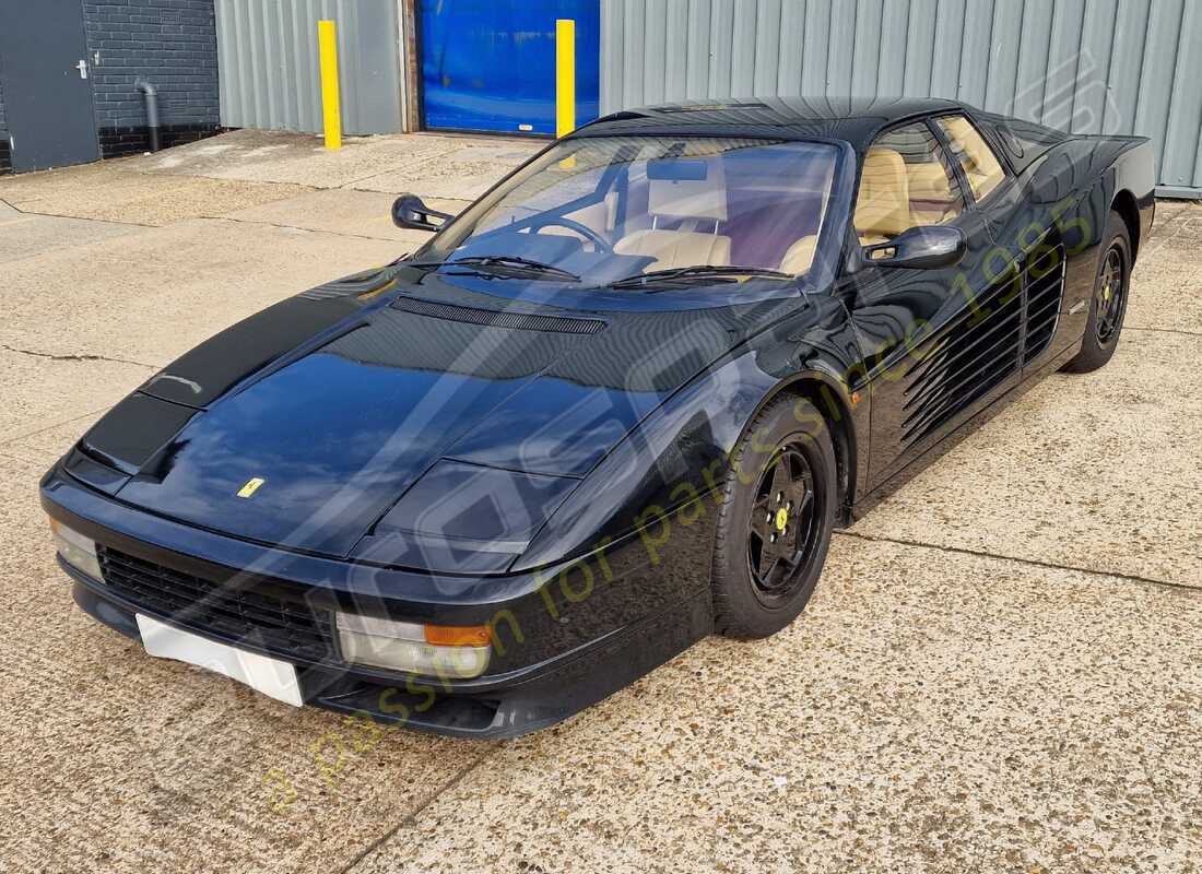 ferrari testarossa (1990) with 35,976 miles, being prepared for dismantling #1