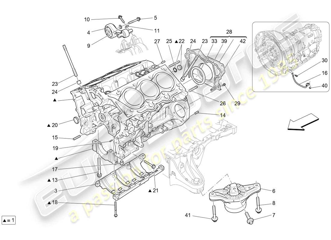 a part diagram from the ferrari portofino (accessories) parts catalogue