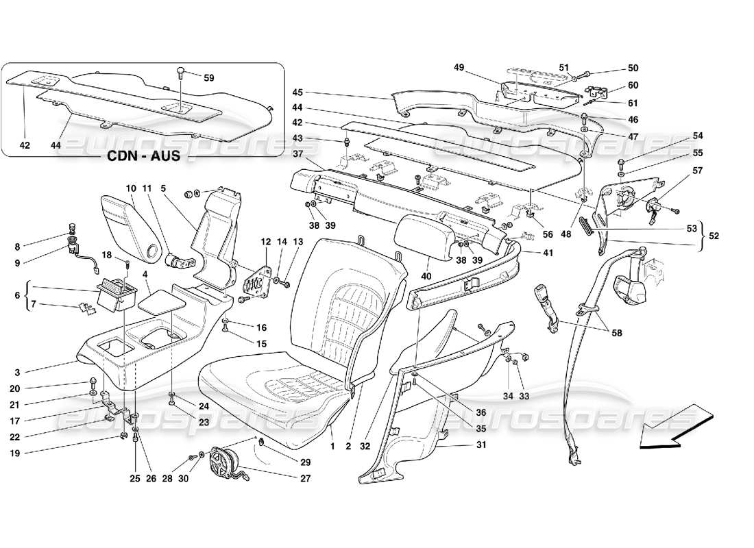 part diagram containing part number 656186..