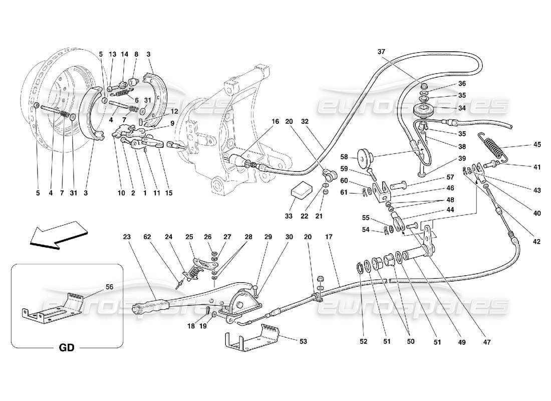 part diagram containing part number 104895