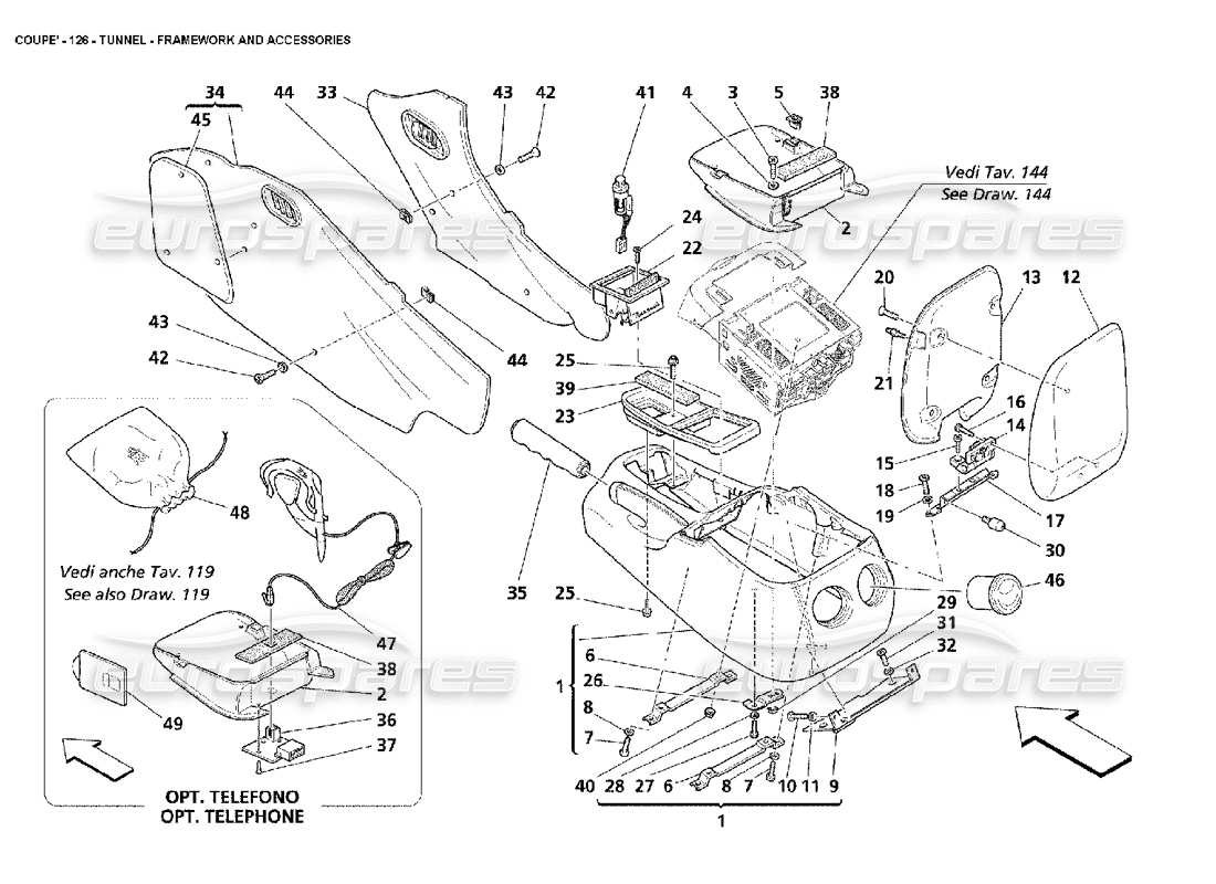 part diagram containing part number 66493600