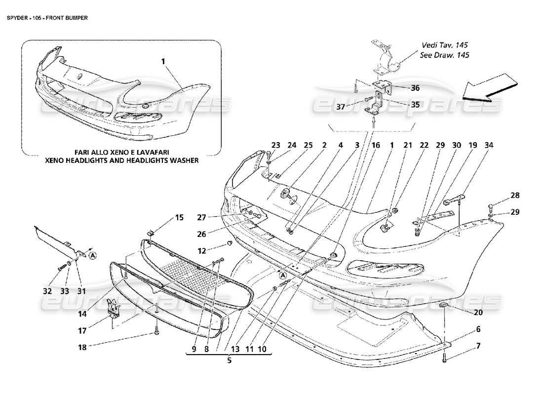 part diagram containing part number 980001066