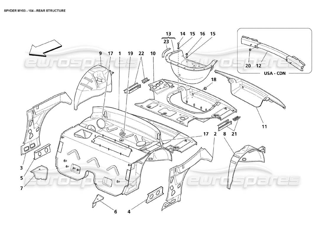 part diagram containing part number 980001062