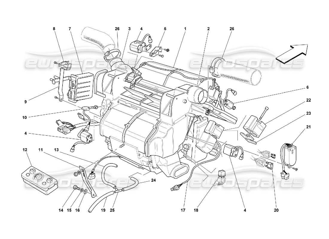 part diagram containing part number 64280200