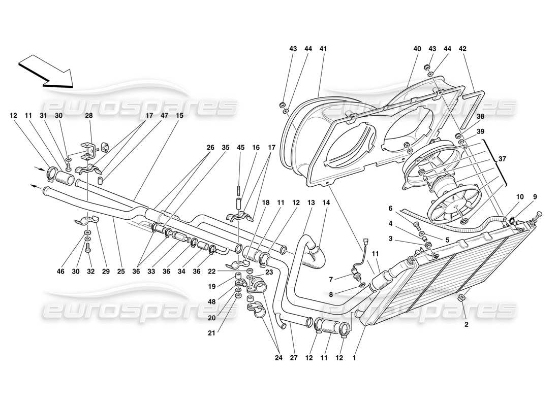 part diagram containing part number 157034