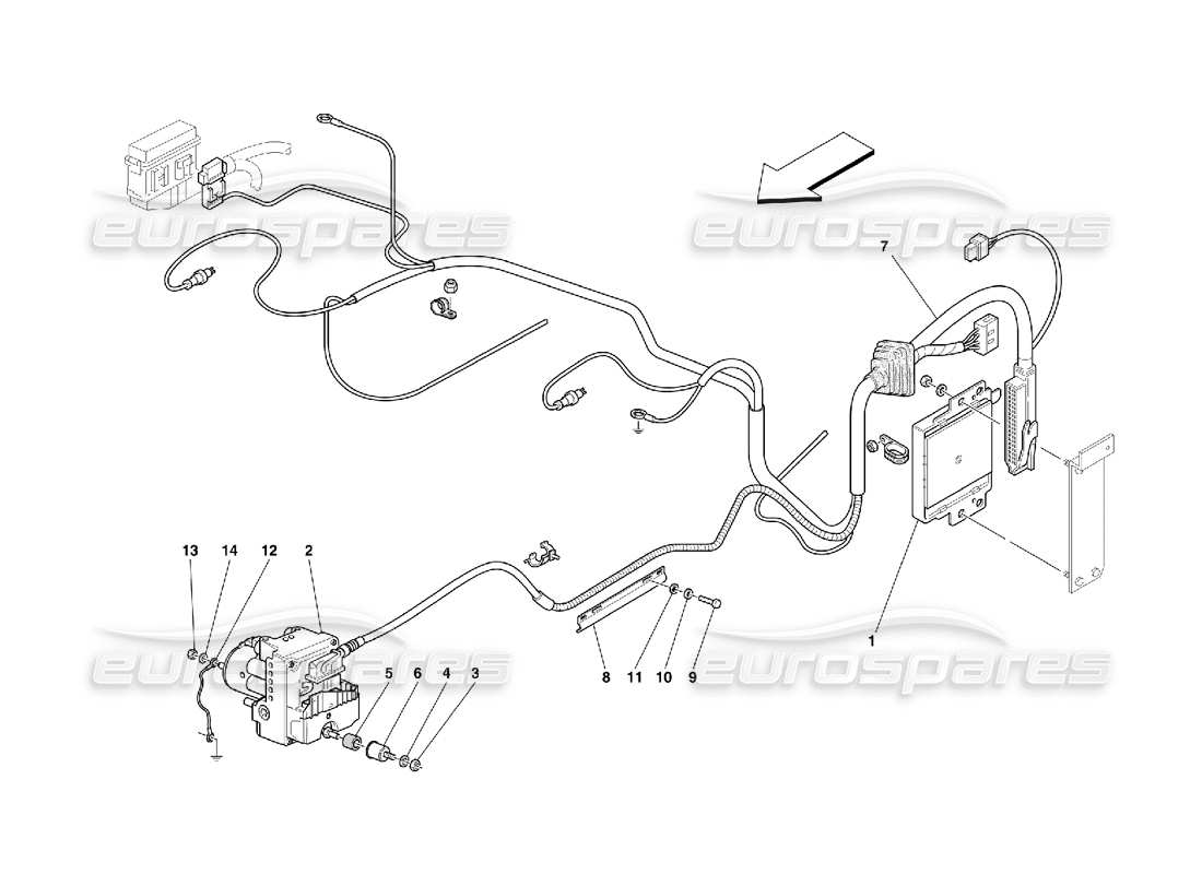 a part diagram from the Ferrari 456 M GT/M GTA parts catalogue