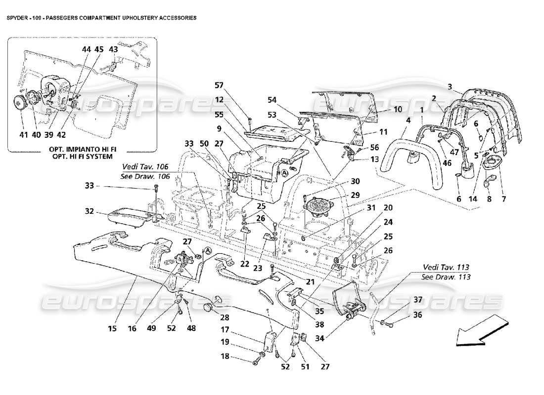 part diagram containing part number 14497701