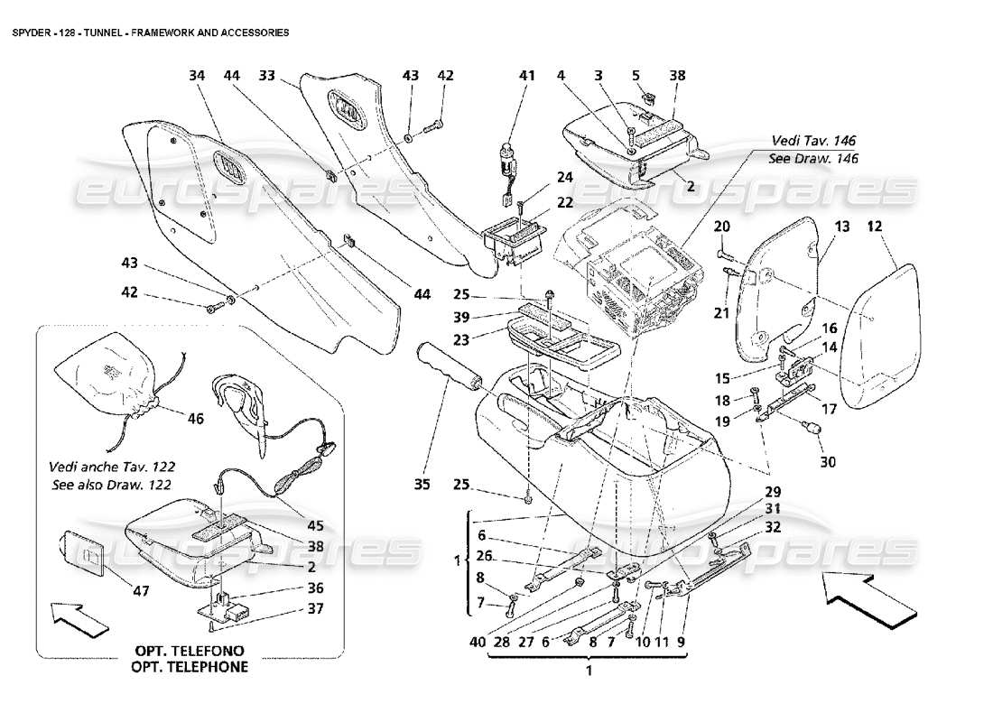 part diagram containing part number 66240900