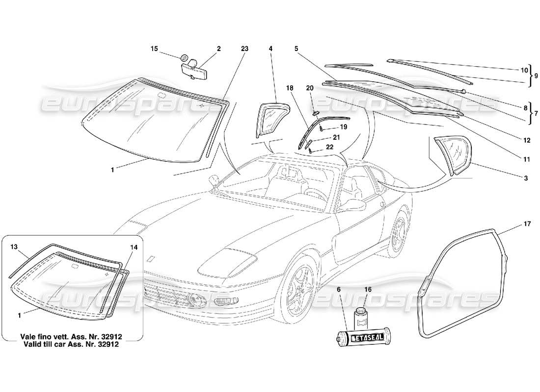 part diagram containing part number 65456300