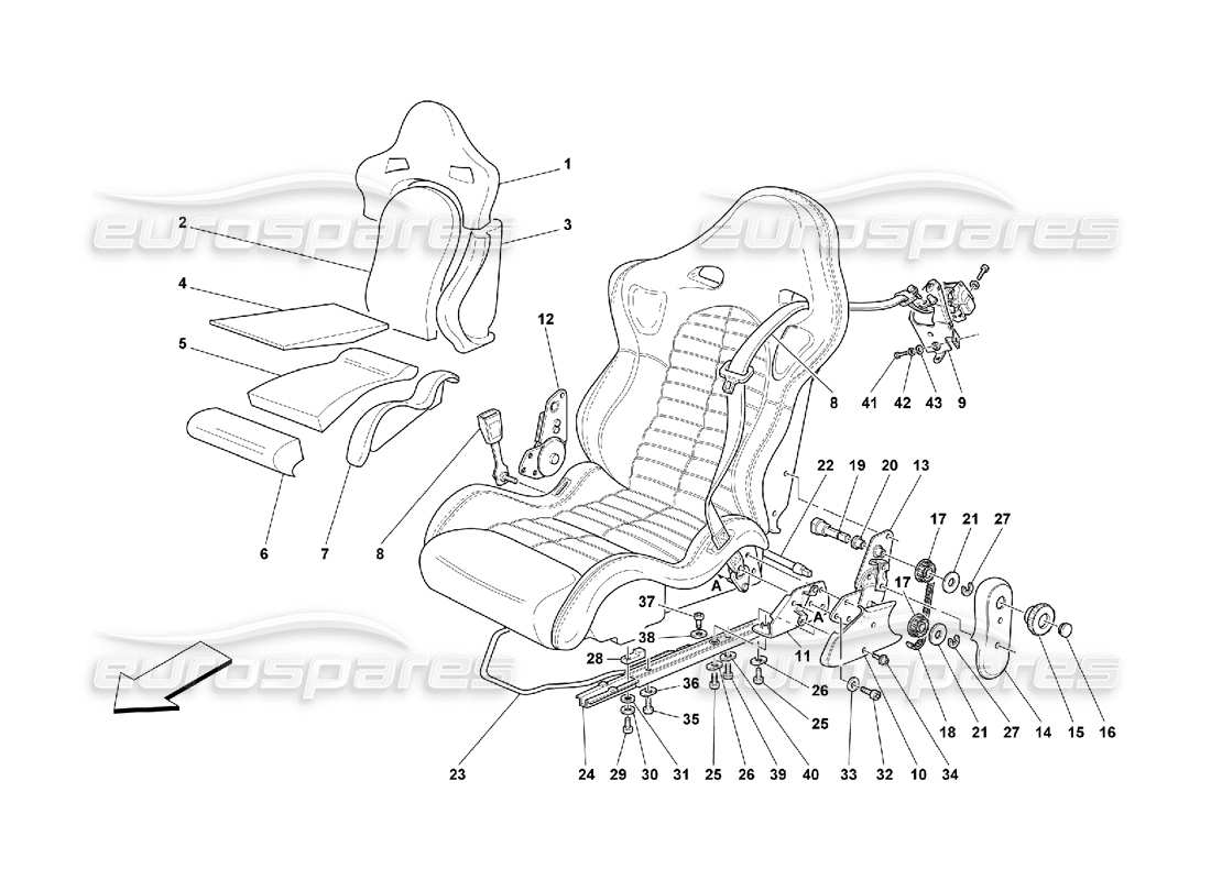 part diagram containing part number 654996..