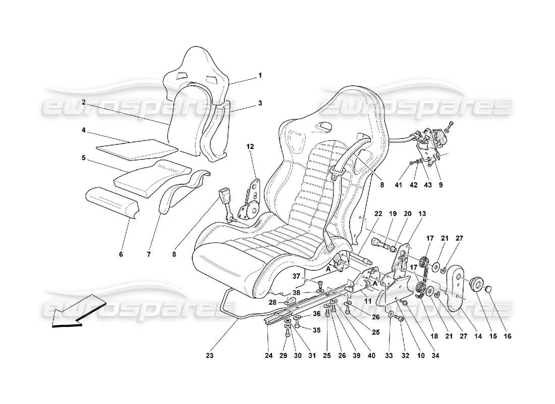 part diagram containing part number 65217800