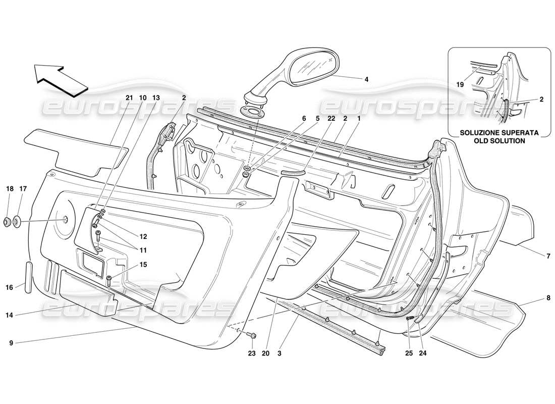 part diagram containing part number 64764210