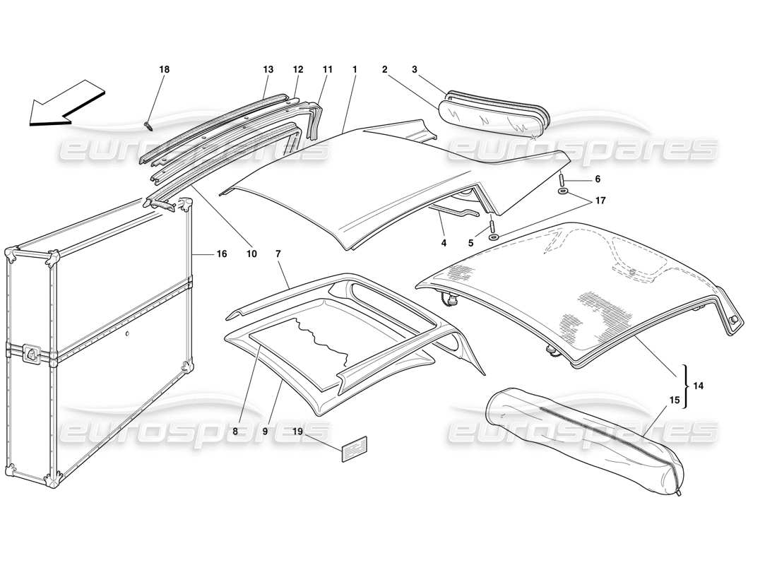 part diagram containing part number 65020800