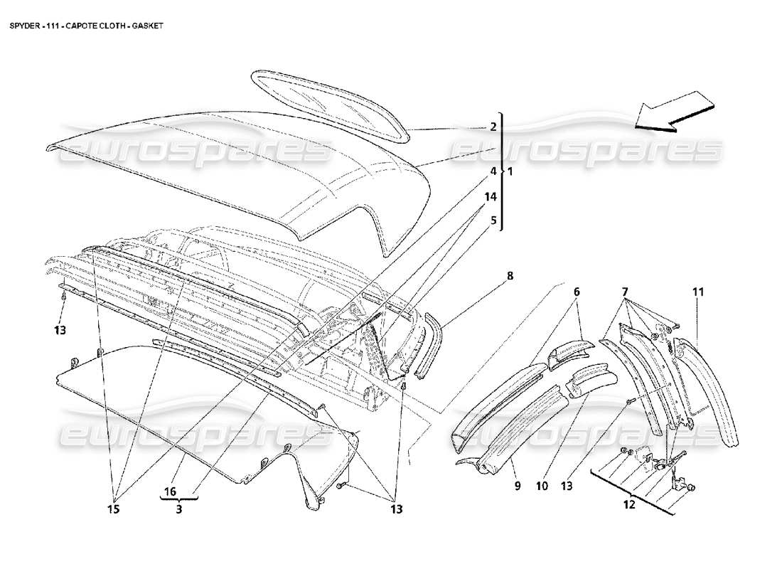 part diagram containing part number 980001088