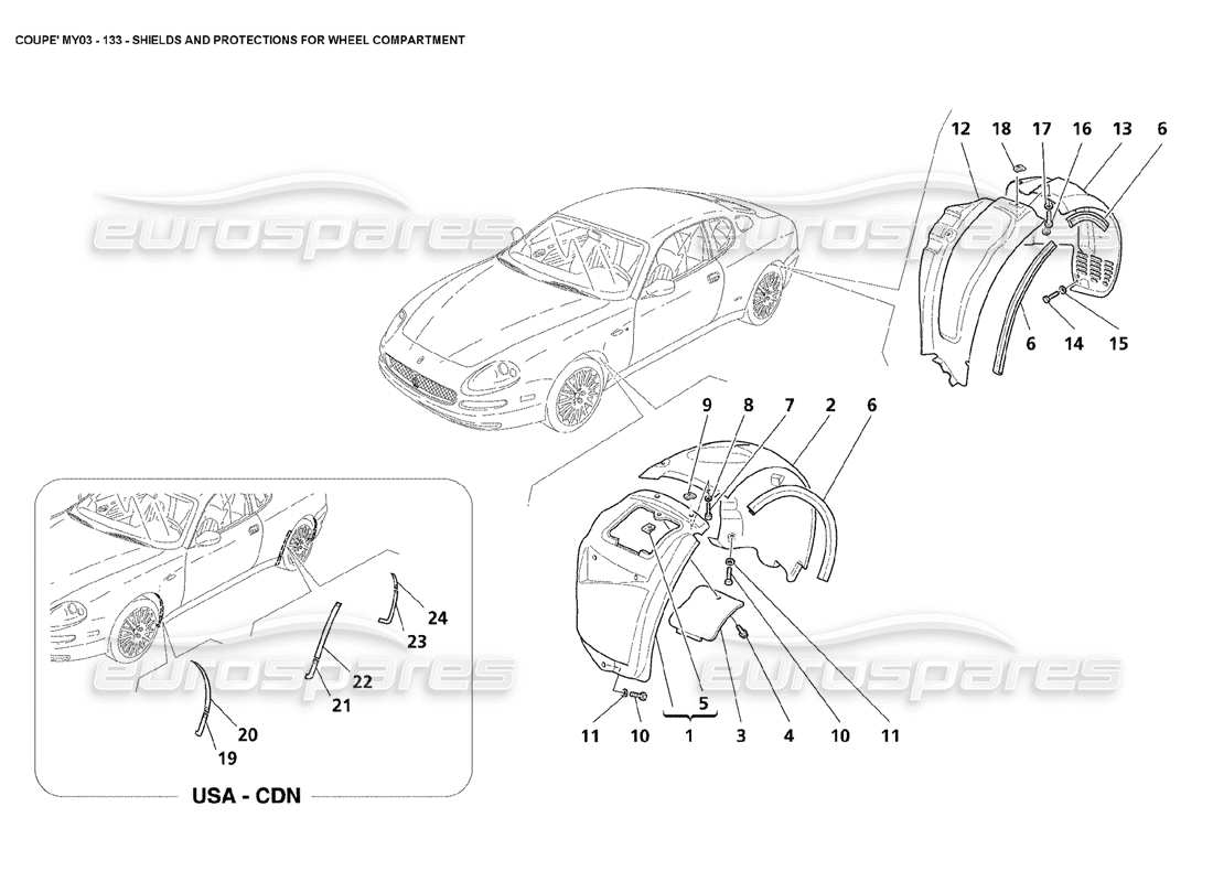 part diagram containing part number 67294100