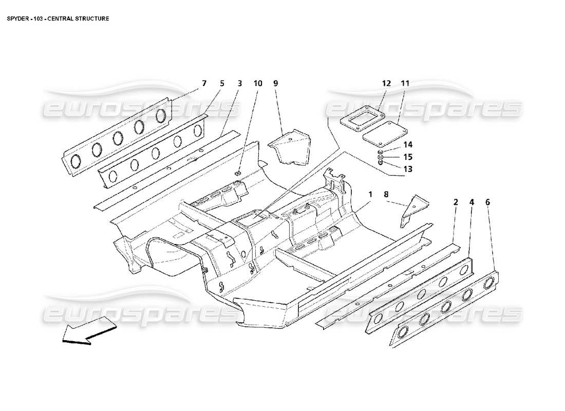 part diagram containing part number 66245300