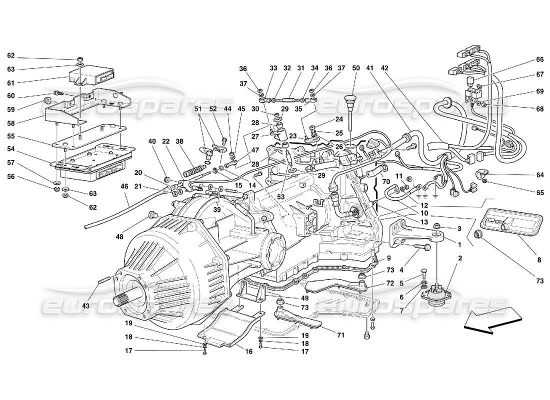 a part diagram from the Ferrari 456 M GT/M GTA parts catalogue