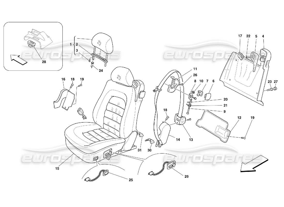 part diagram containing part number 65890100