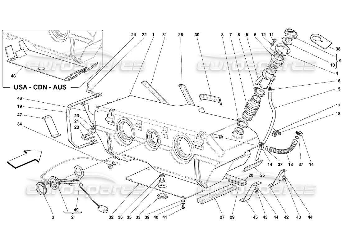 part diagram containing part number 180319