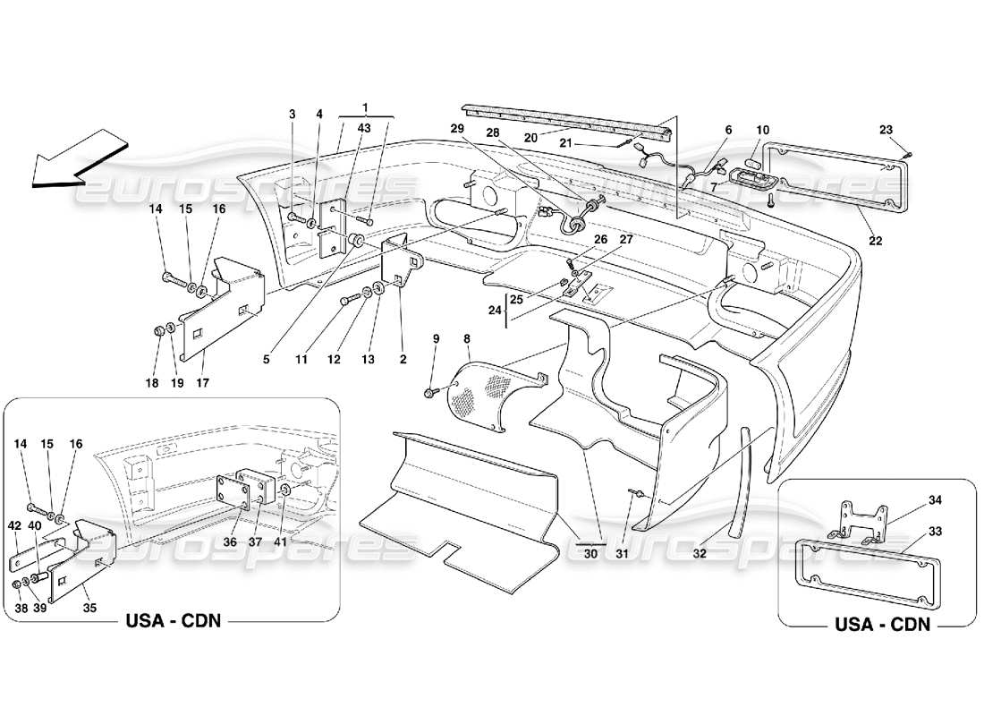 part diagram containing part number 65270200