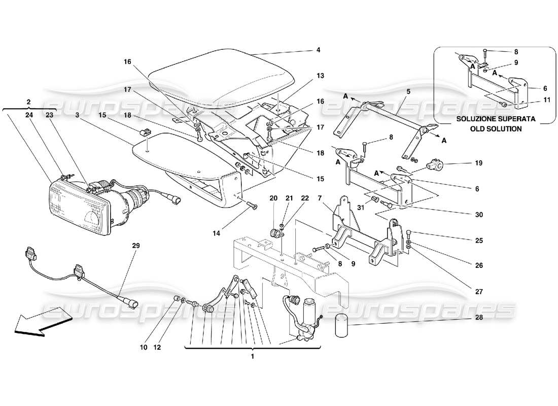 part diagram containing part number 63346800