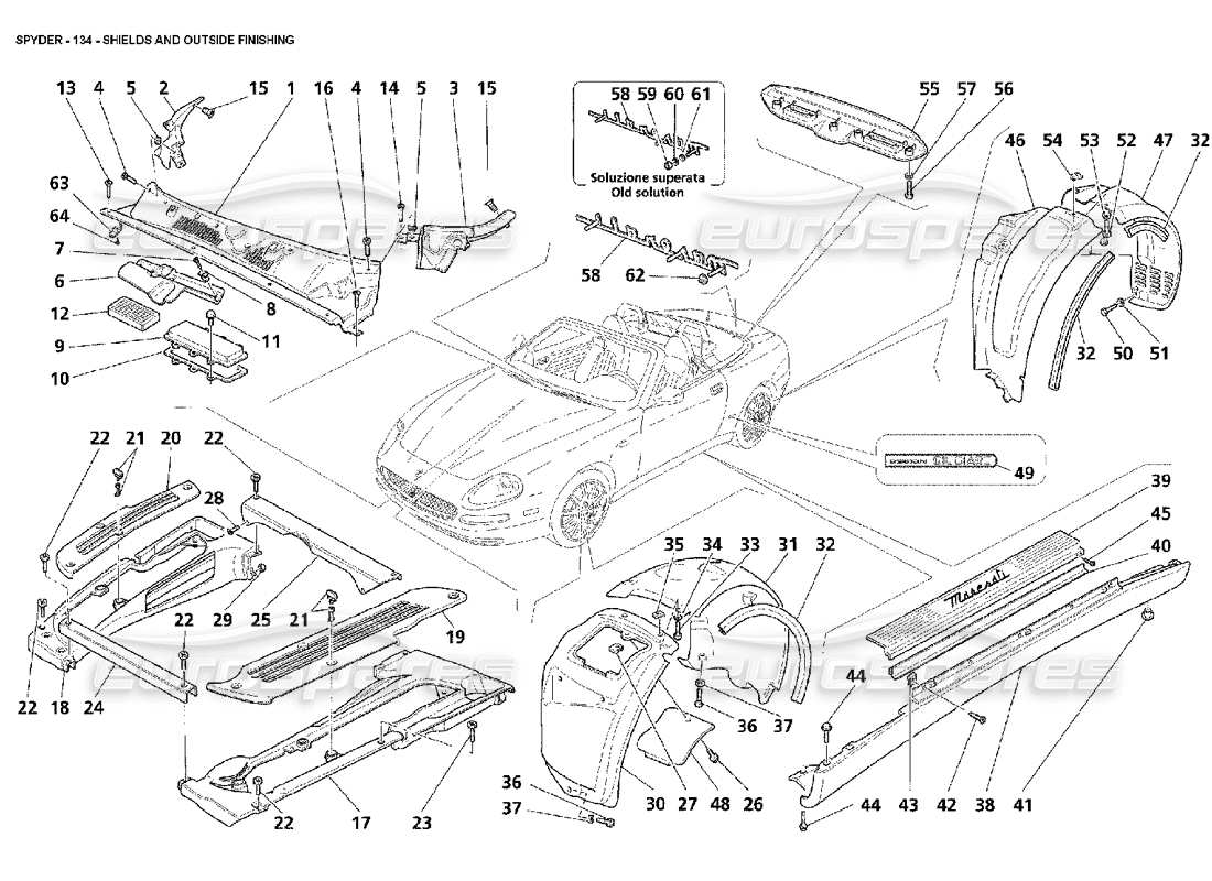 part diagram containing part number 67197600