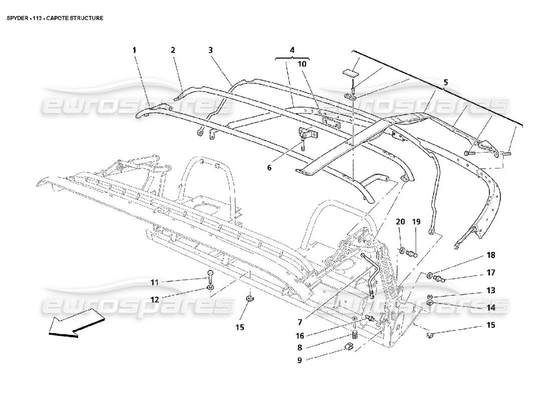 part diagram containing part number 16100821