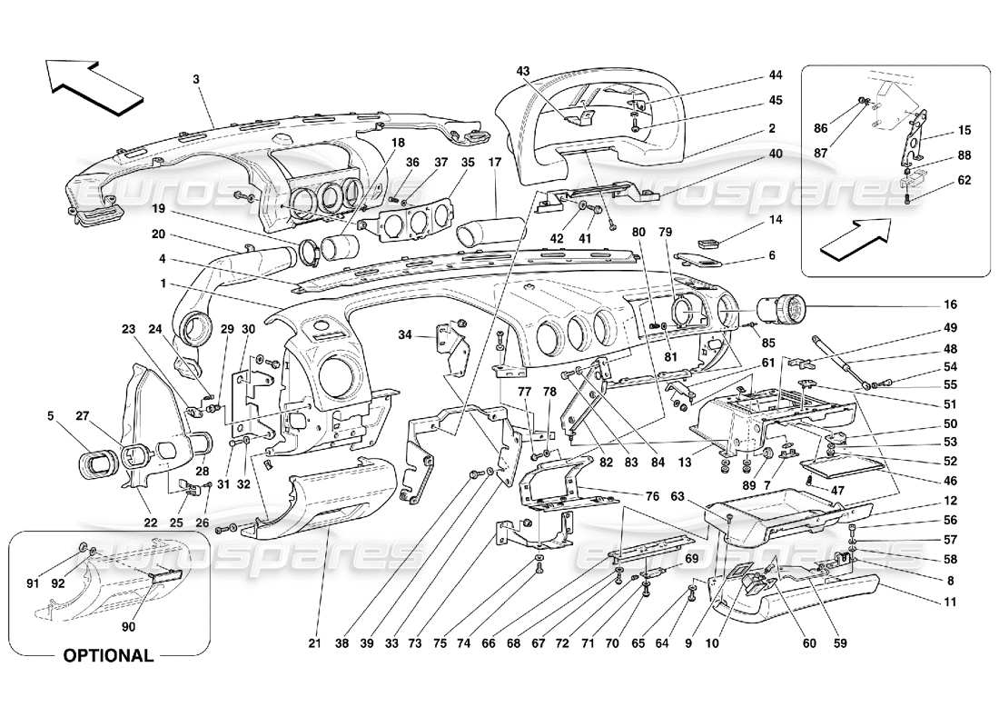 part diagram containing part number 65289900