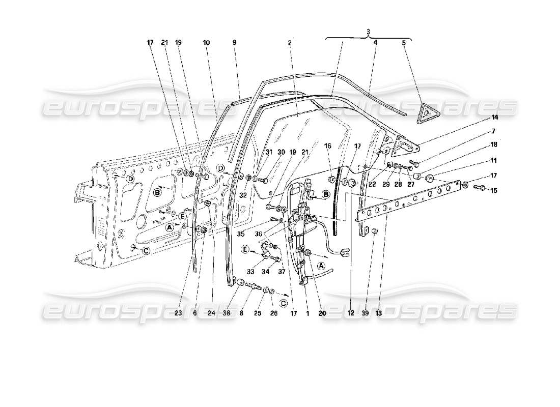 part diagram containing part number 62106600