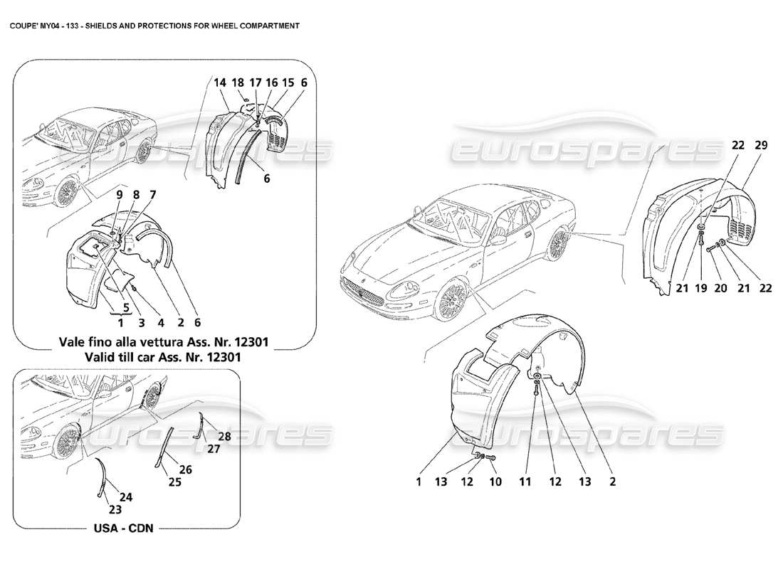 part diagram containing part number 67529100