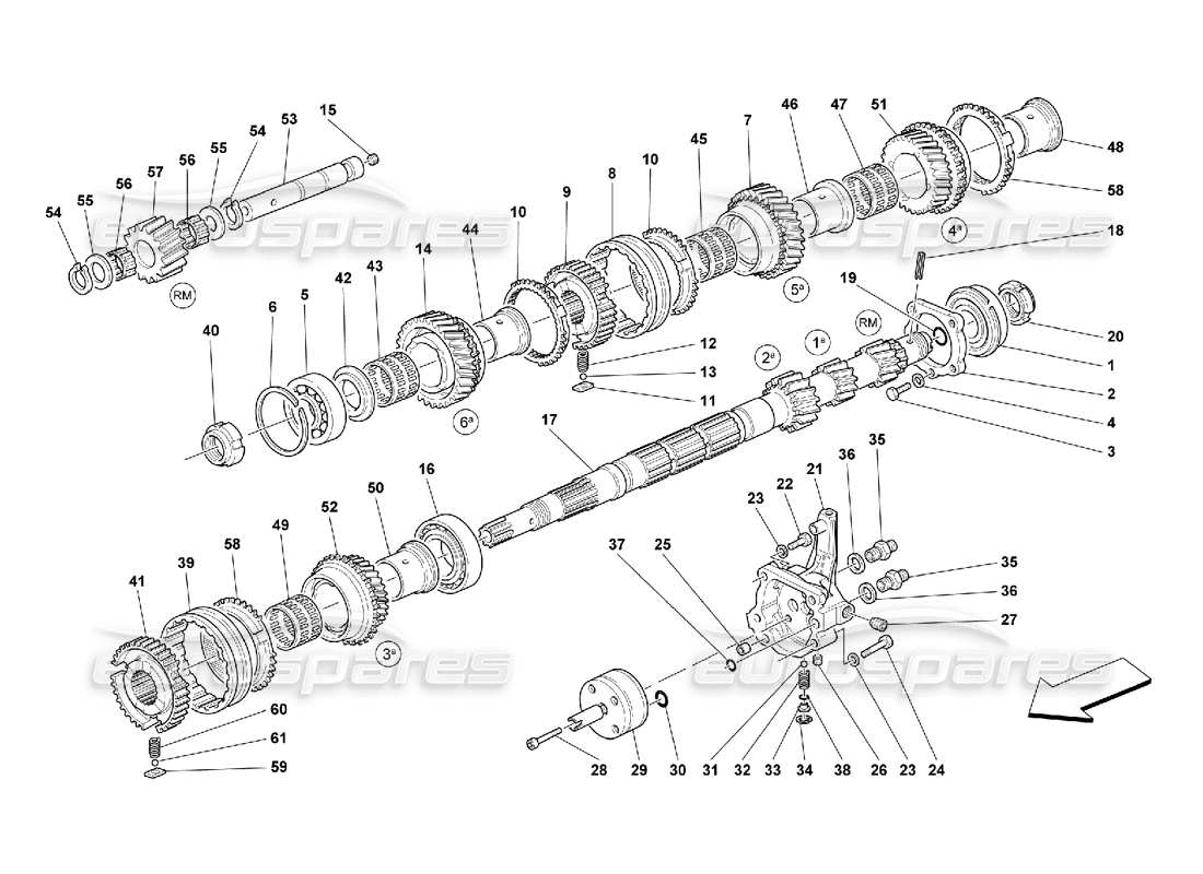 part diagram containing part number 155155