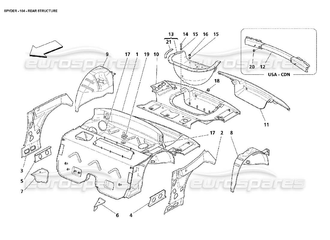 part diagram containing part number 66491000