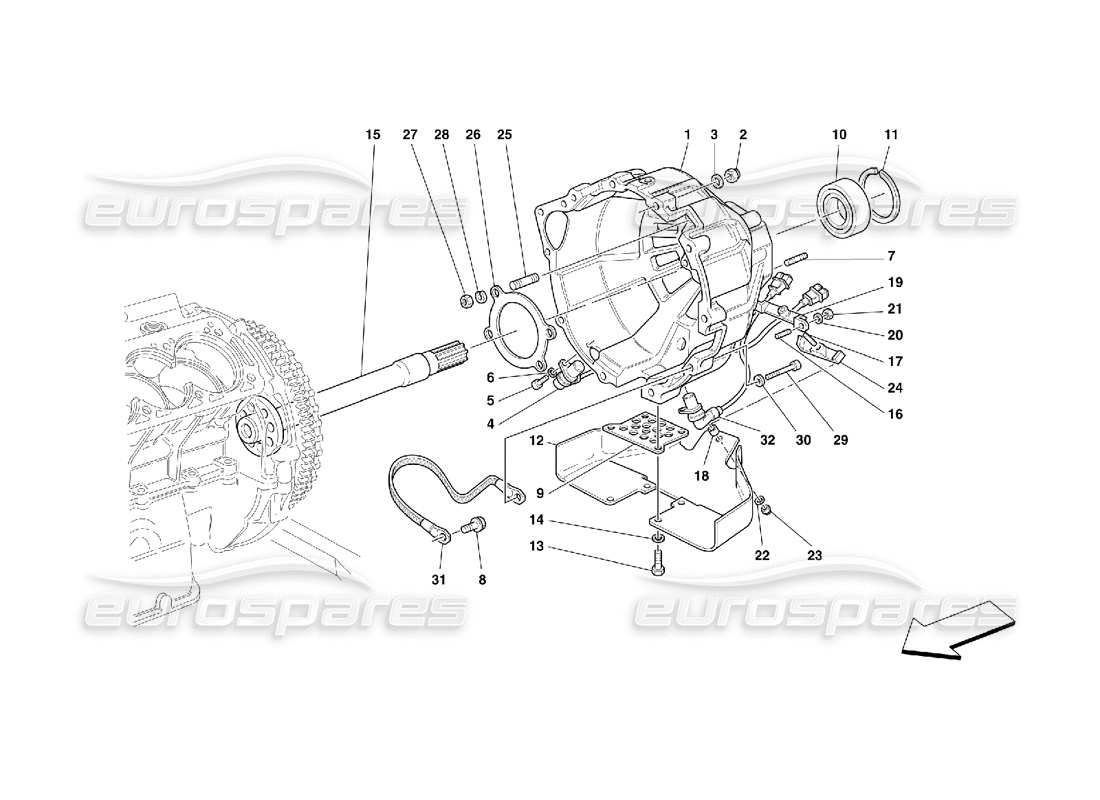 part diagram containing part number 146654